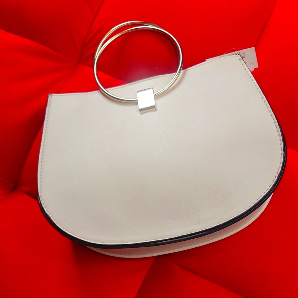Double metal handle purse